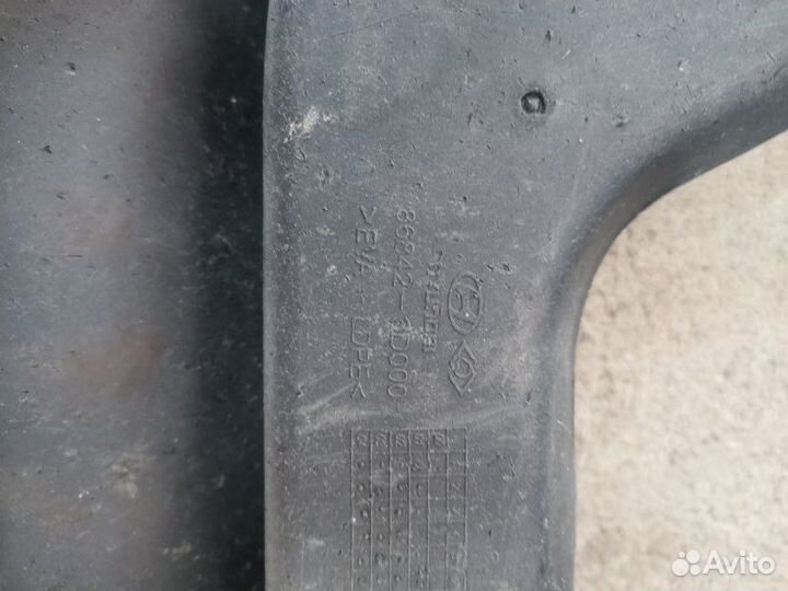 Брызговик задний правый Hyundai Sonata седан тагаз