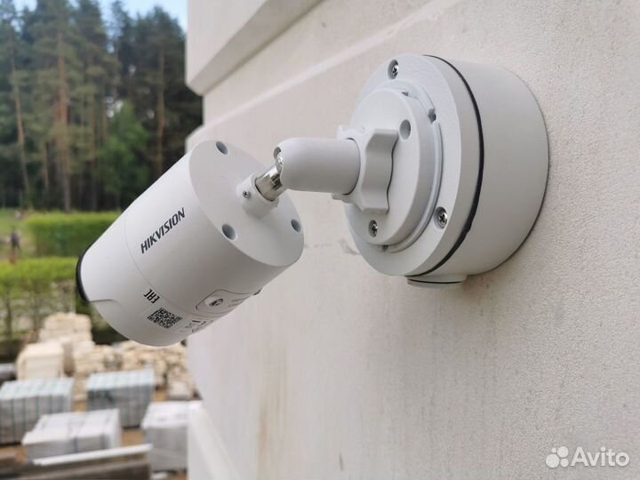 Комплект видеонаблюдения для дачи. Установка