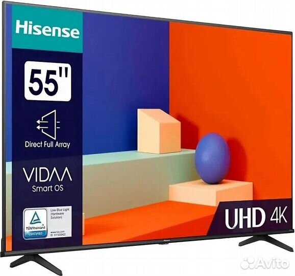 Телевизор LED hisense 55A6K 4K SMART (vidaa)