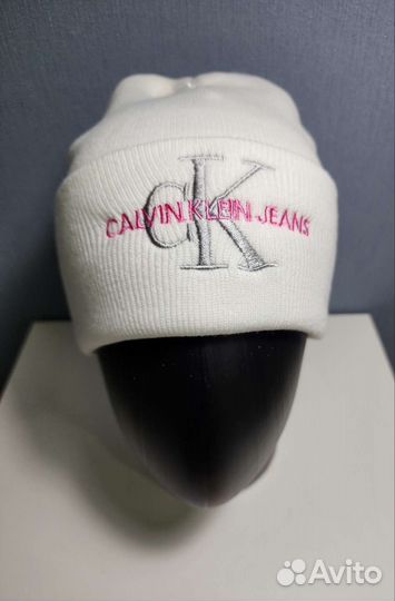 Шапка ck белая