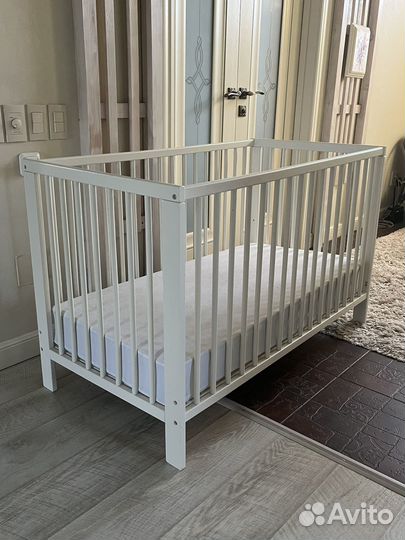 Детская кроватка 120х60 IKEA в хорошем состоянии