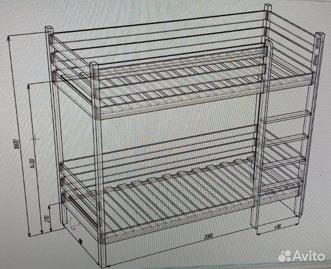 Детская кровать Чердак