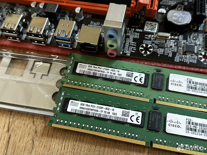 Комплект 12 ядер Xeon 2670v3+x99H+16gbddr4