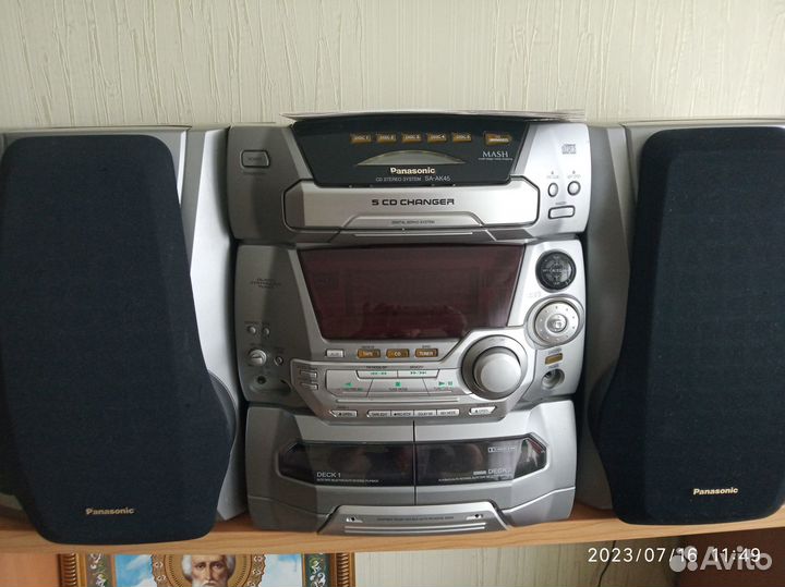 Музыкальный центр panasonic