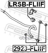 Втулка стабилизатора перед прав/лев lrsbfliif