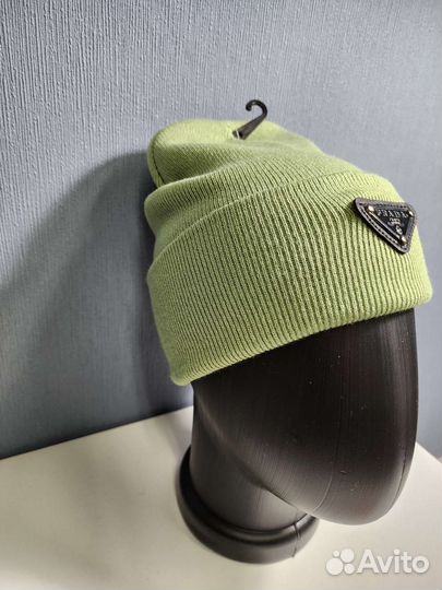 Шапка Prada фисташка