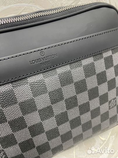 Сумка мужская Louis Vuitton кожаная