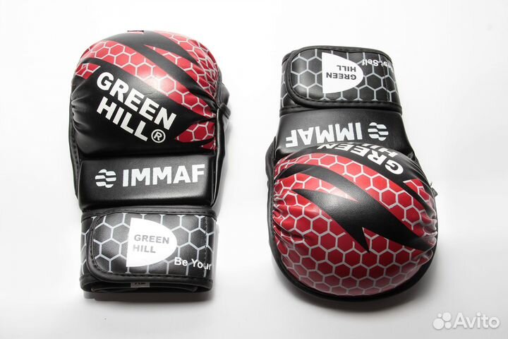 Перчатки крабы green hill Red