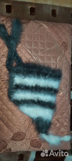 Детская пуховая шапочка