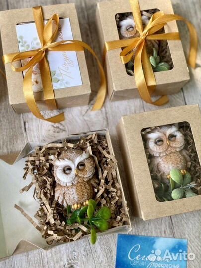 Мыло сова ручной работы