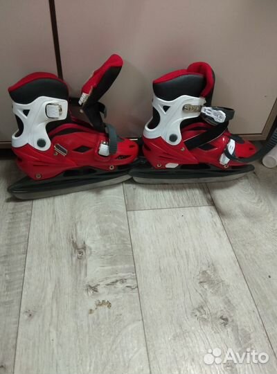 Коньки детские раздвижные 33 36