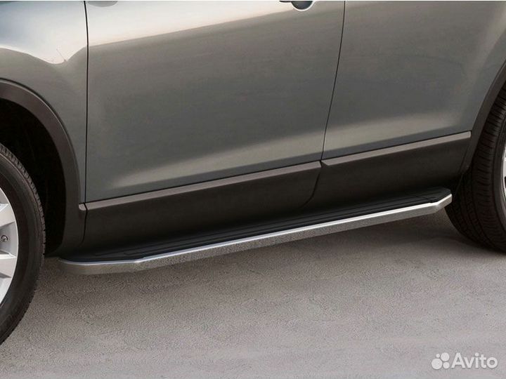 Подножки боковые пороги Hyundai Creta, 2015-2020 R