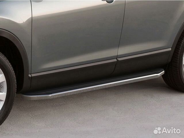 Подножки боковые пороги Hyundai Creta, 2015-2020 R