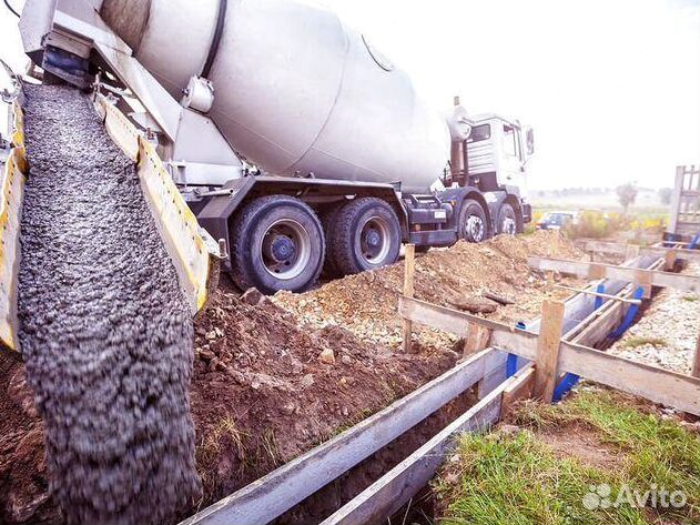 Бетон с доставкой в миксерах