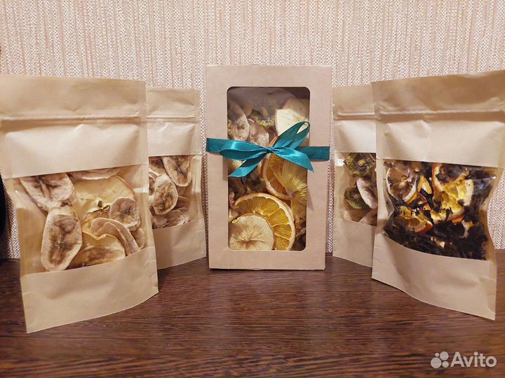 Фруктовые фрипсы/чипсы без сахара