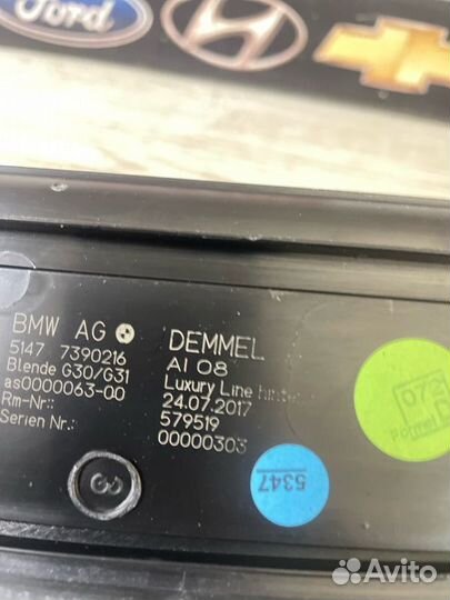 Накладка на порог задняя правая Bmw 5-Series G30