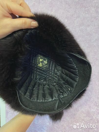 Шапка мех песец