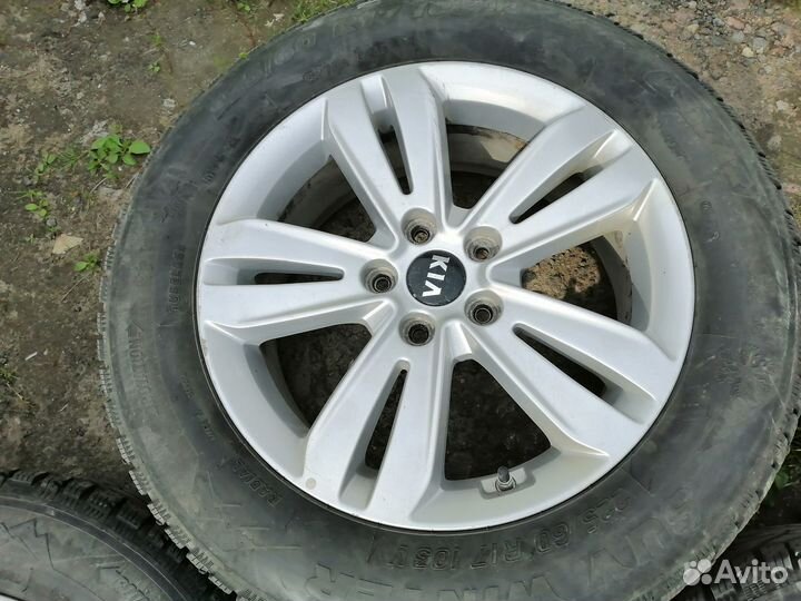 Оригинальные колёса r17 kia Sportage всесезонные