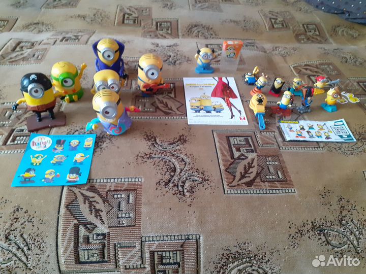Minions из макдональдса,киндер