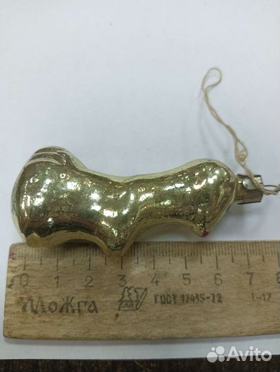 Ёлочная игрушка суслик СССР