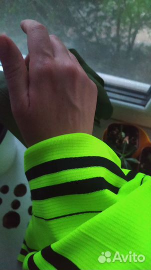 Подвяз трикотажный(манжеты)цвет салатовый