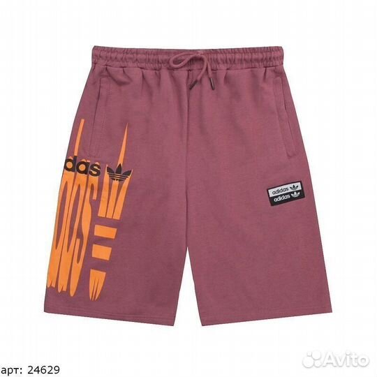 Шорты Adidas Бордовые