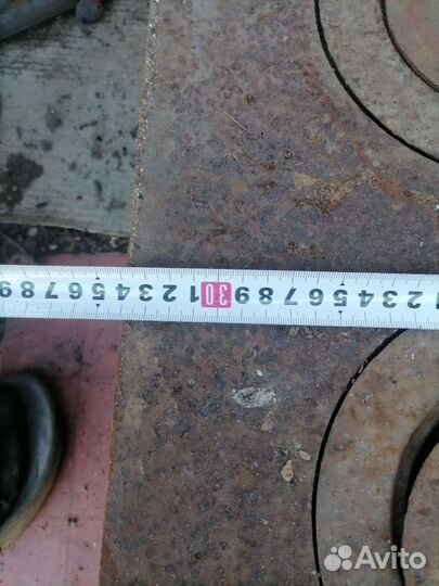 Плита чугунная на печь бу