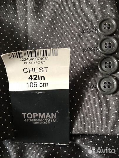 Пиджак мужской Topman