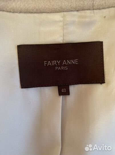 Пальто шерстяное (WoolMark) женское Fairy Anne