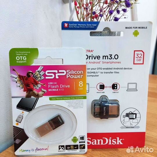 Карты памяти и переходники SanDisk