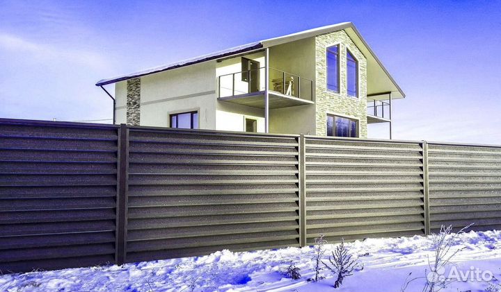 Заборы жалюзи под ключ