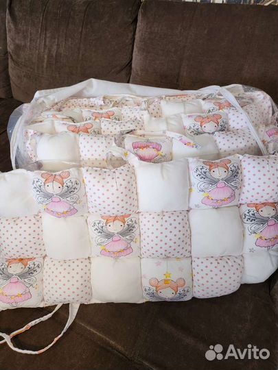 Бортики в детскую кроватку