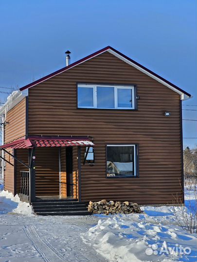 Дом с русской баней на дровах и тёплым чаном