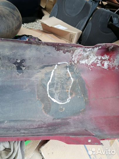 Бампер задний KIA Picanto до 2008 (8661107000)