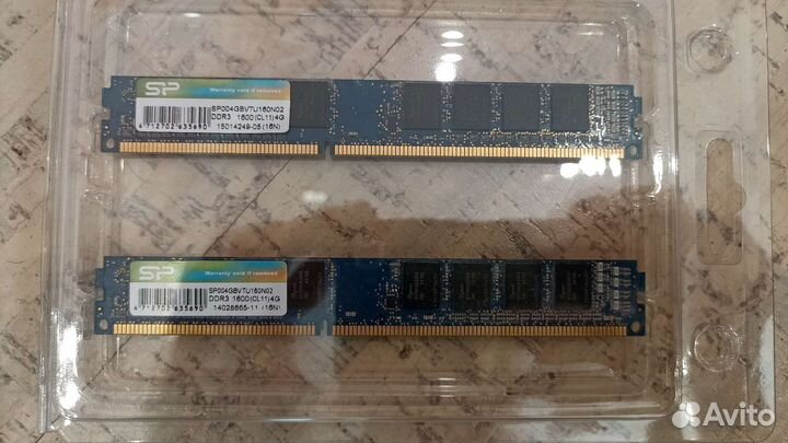 Оперативная память ddr3 2x4