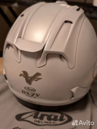 Шлем Arai rx7v + scalarider freecom 4