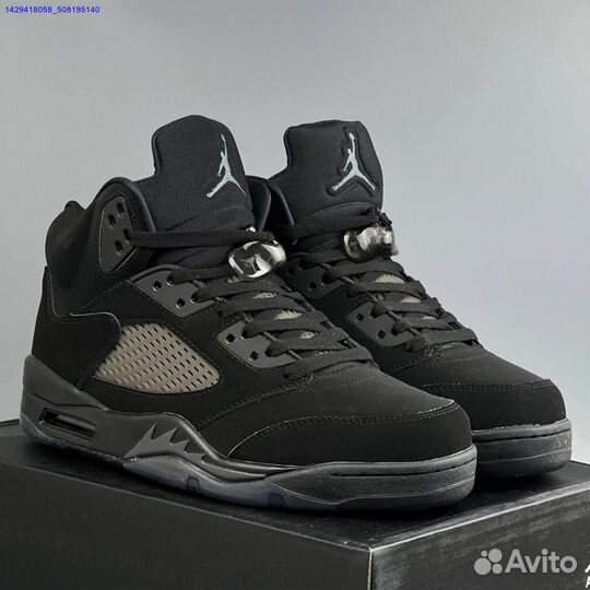 Кроссовки Nike Jordan 5 Black Cat (Арт.44616)