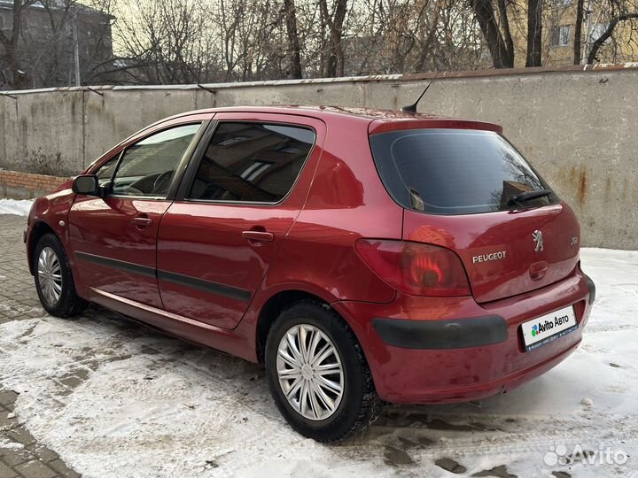 Peugeot 307 1.6 AT, 2003, 259 000 км