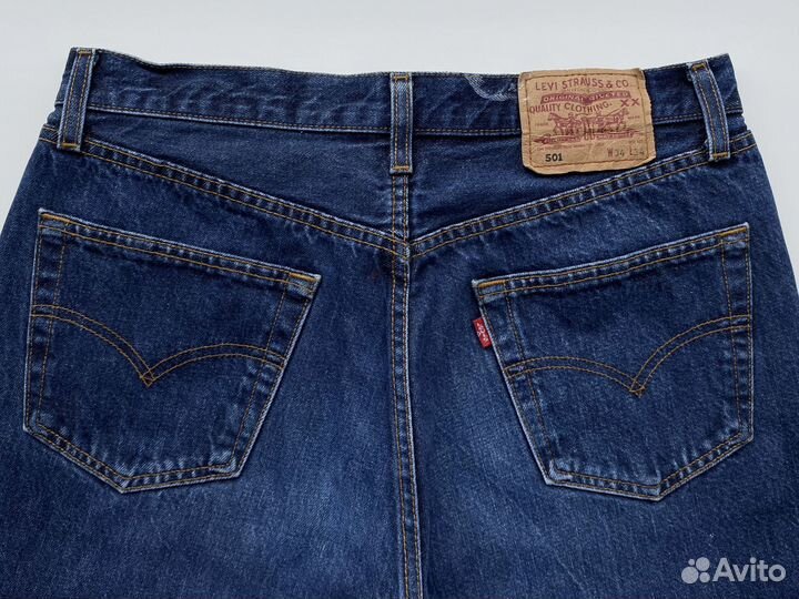 Винтажные джинсы Levis 501 Made in Poland