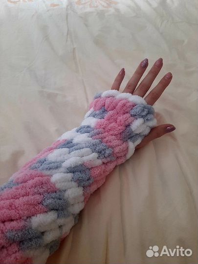 Митенки вязаные
