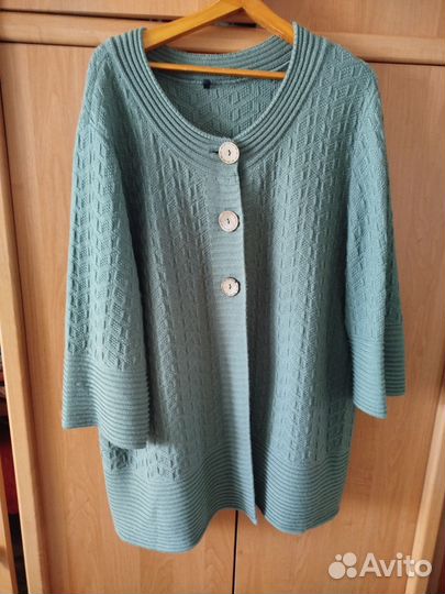 Кардиган женский длинный