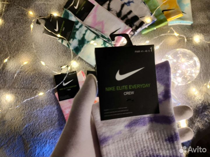 Набор носков nike tie dye