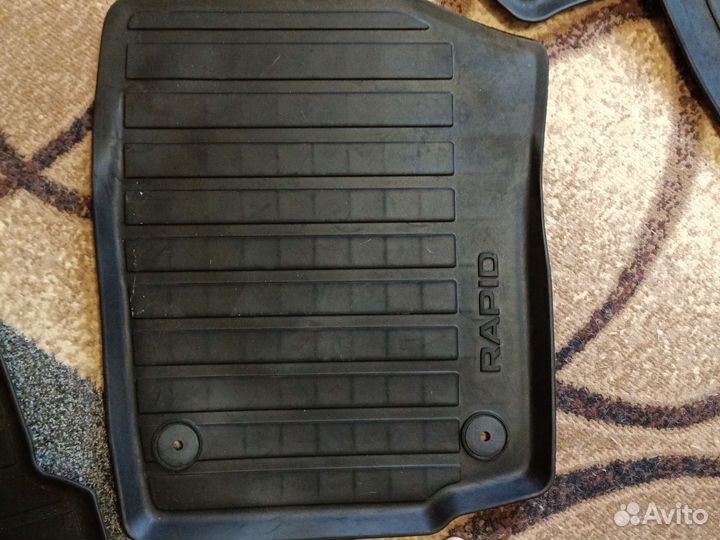 Комплект ковриков в салон шкода рапид 2018