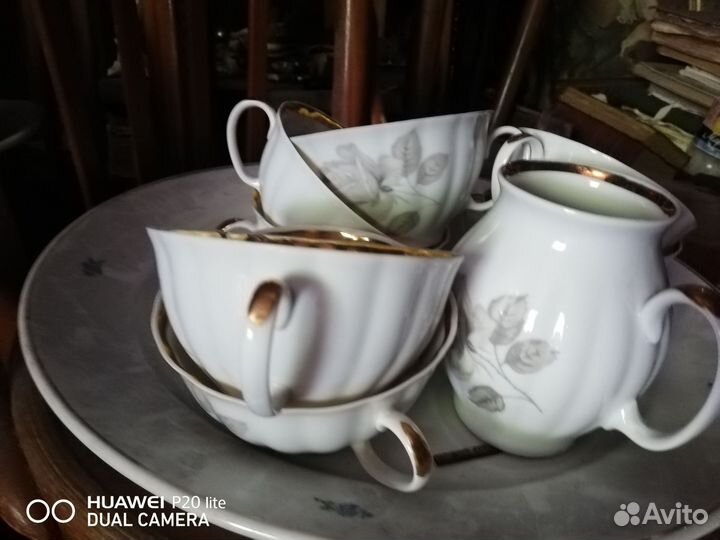 Сервиз чайный дулево роза