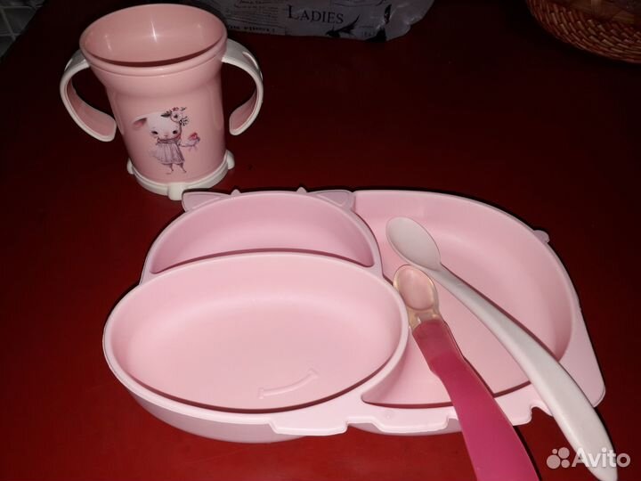 Детская силиконовая посуда