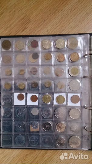 Иностранные монеты 1968-2017 гг (84 штуки)