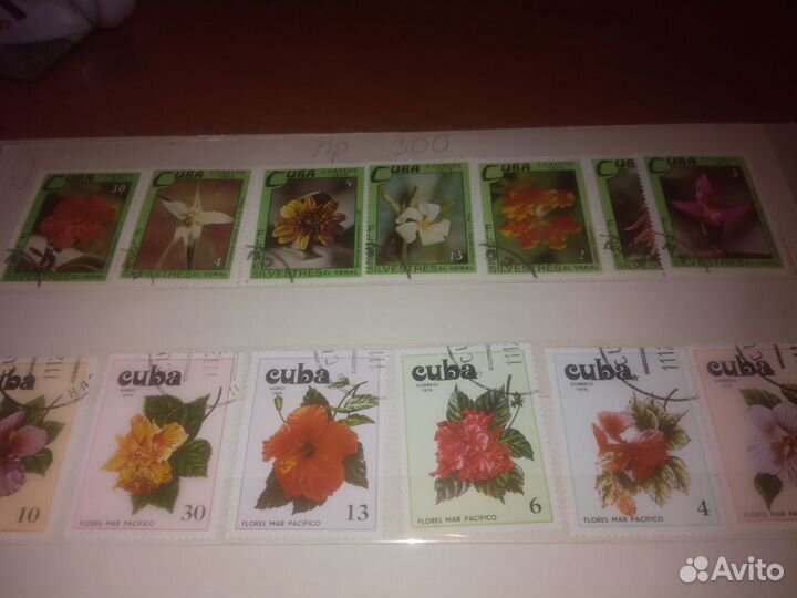 Марки,Цветы и растения