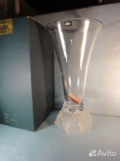 Вазы для цветов,богемское стекло, Чехия