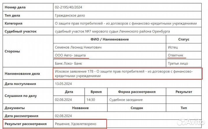 Отказ от навязанных (дополнительных) автосалоном у