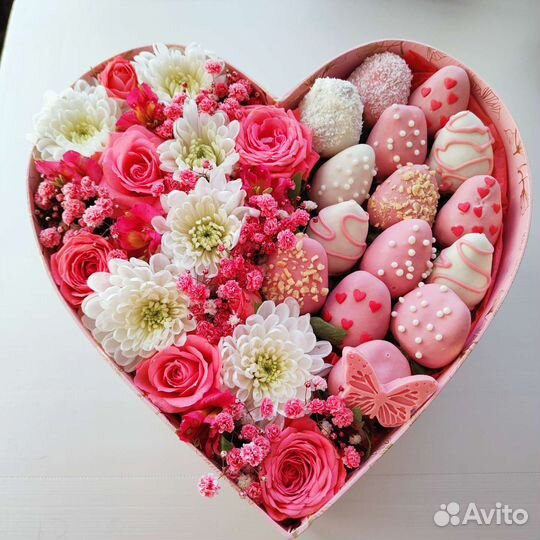 Клубничный букет, клубника в шоколаде